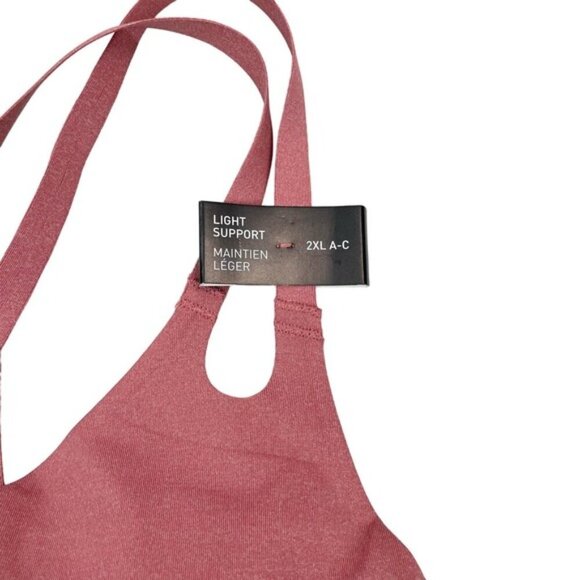 NWT ADIDAS Yoga Luxe Studio Light- Support Fire Bra Sz 2XL C Cup - Picture 6 of 9